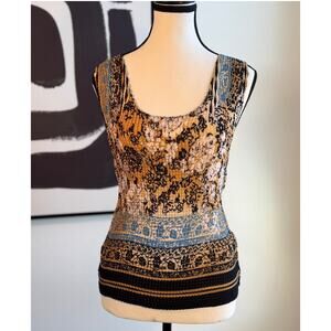 Crinkle Knit Tank Top – Size XL